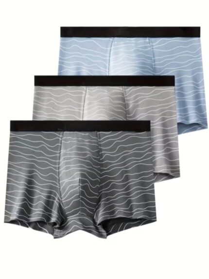 Anti Bacterial Micro Cotton Solid Underwear for Men Combo Airsoft Trunk Breathable Inner for Men Sweatproof Underwear Pack of 3