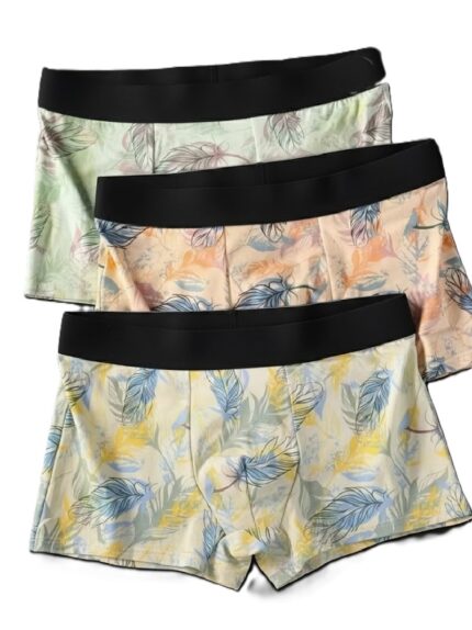 Anti Bacterial Micro Cotton Solid Underwear for Men Combo Airsoft Trunk Breathable Inner for Men Sweatproof Underwear Pack of 3